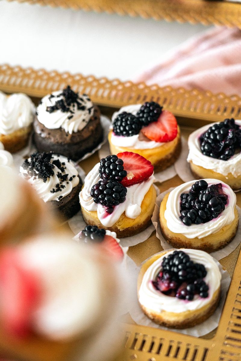 Cheesecakes con zarzamora